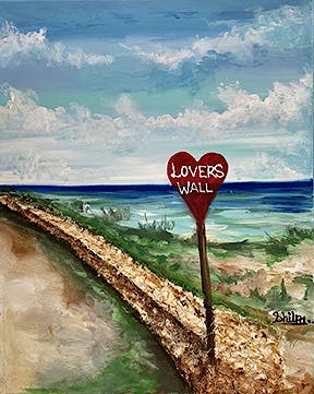 Shilpa Lovers Wall 16x20
